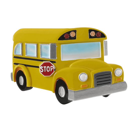 Yellow School Bus Ornament