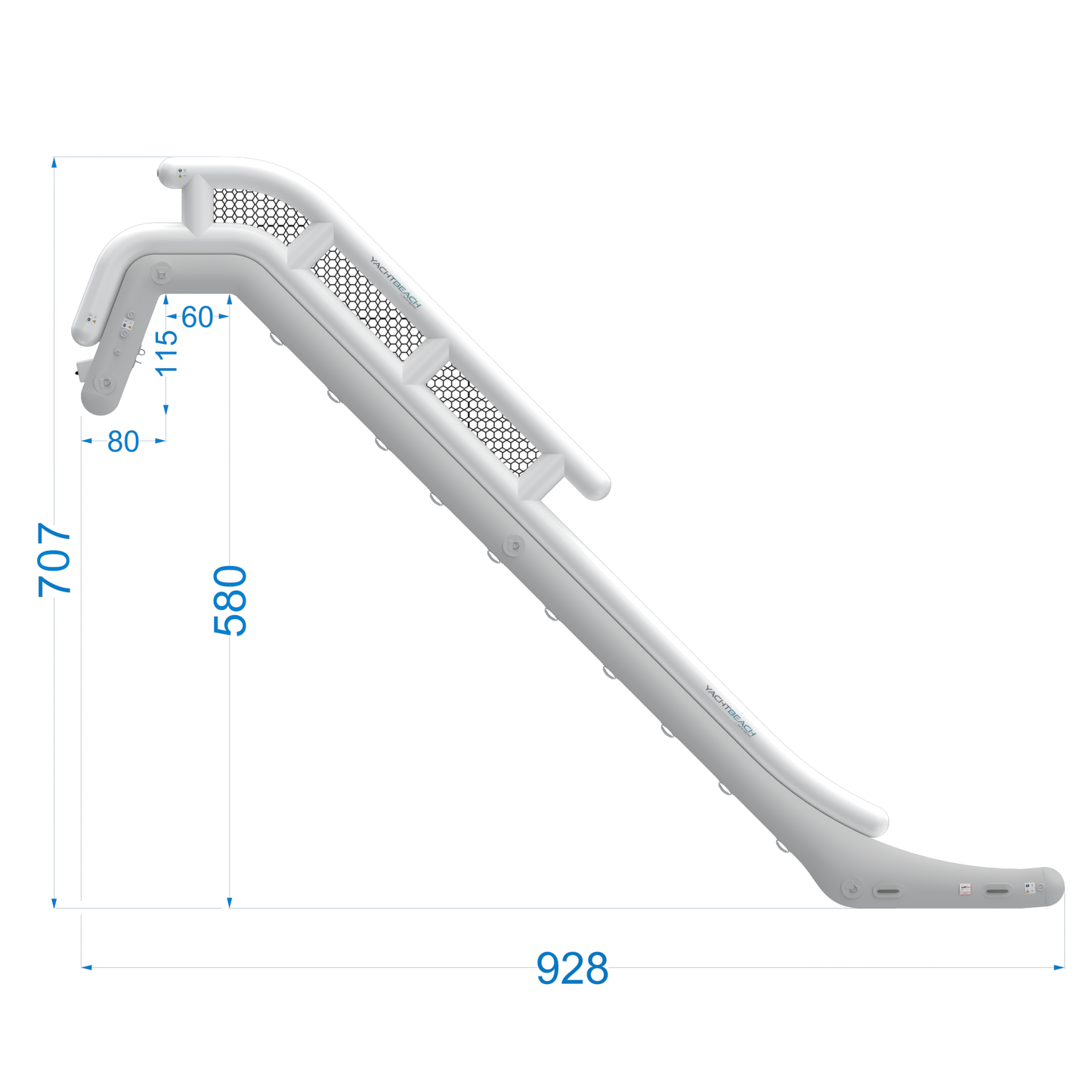 Yachtbeach by Spinera Magic Yachtslide - Easy Install Boat Slide