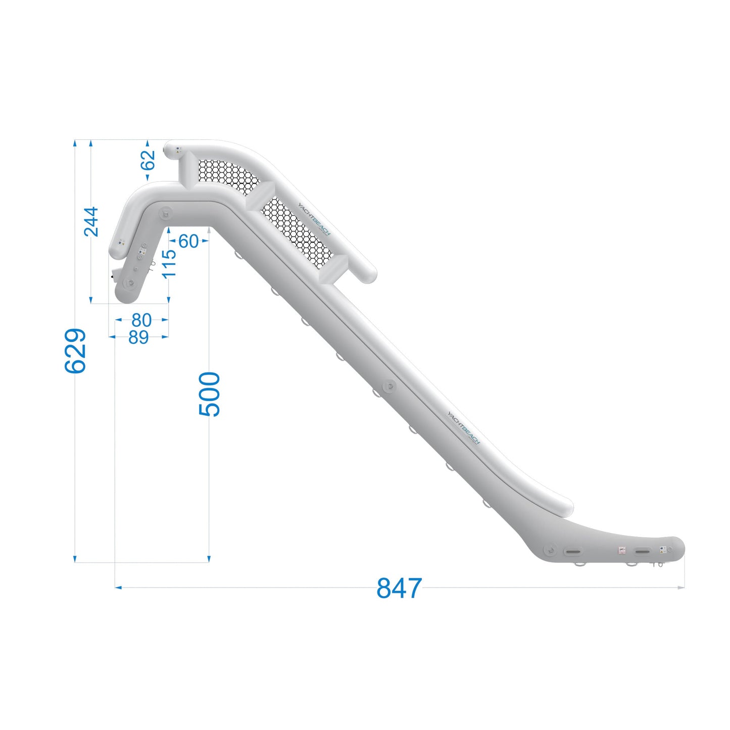 Yachtbeach by Spinera Magic Yachtslide - Easy Install Boat Slide