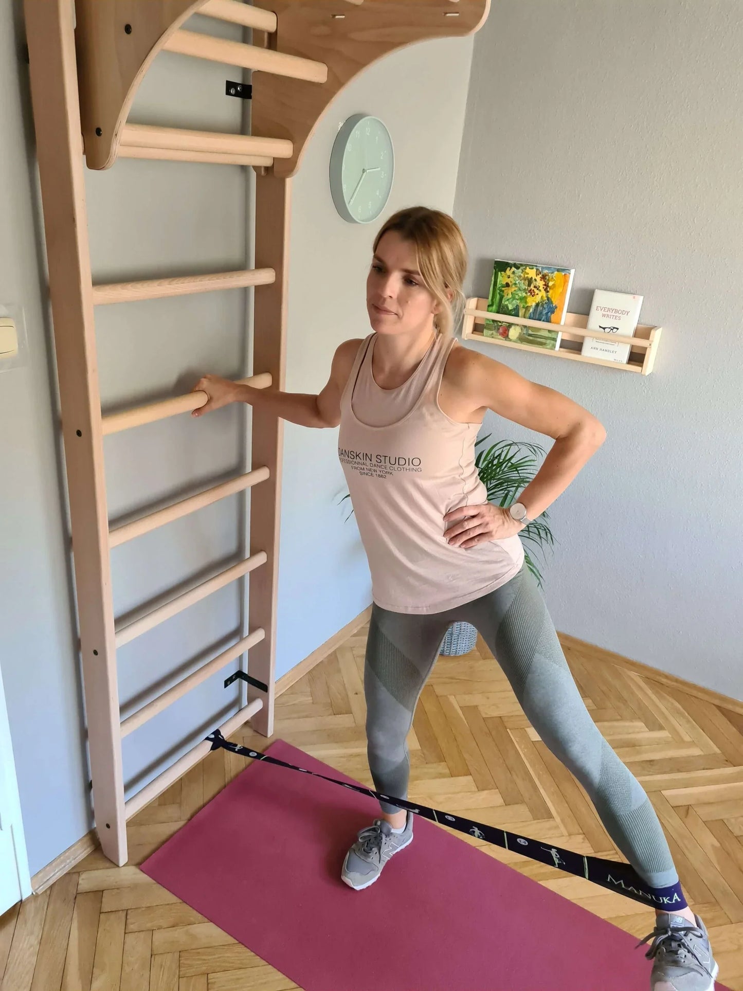 BenchK 111 Gymnastic Swedish Ladder - Wooden Wall Bars