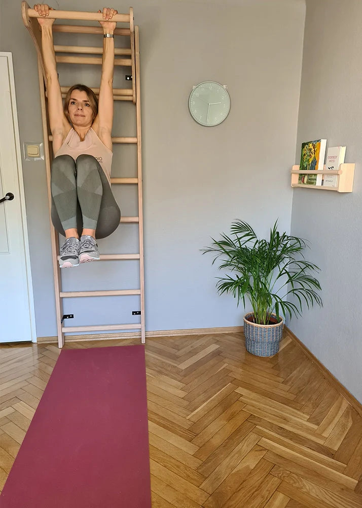 BenchK 112 Childrens Home Gymnastics Ladder with Removable Desk