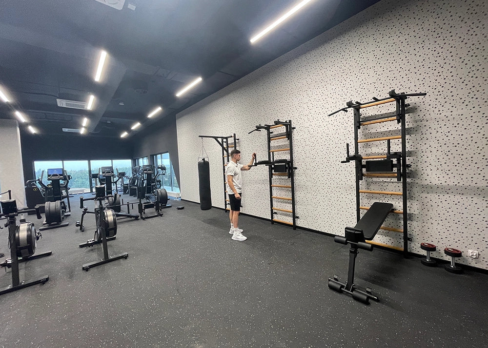 BenchK 732 Fitness Stall Bar with Pull-Up and Dip Station for Home Gym