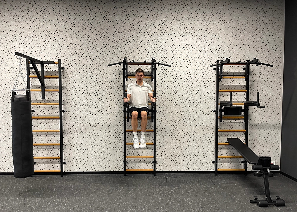 BenchK 732 Fitness Stall Bar with Pull-Up and Dip Station for Home Gym