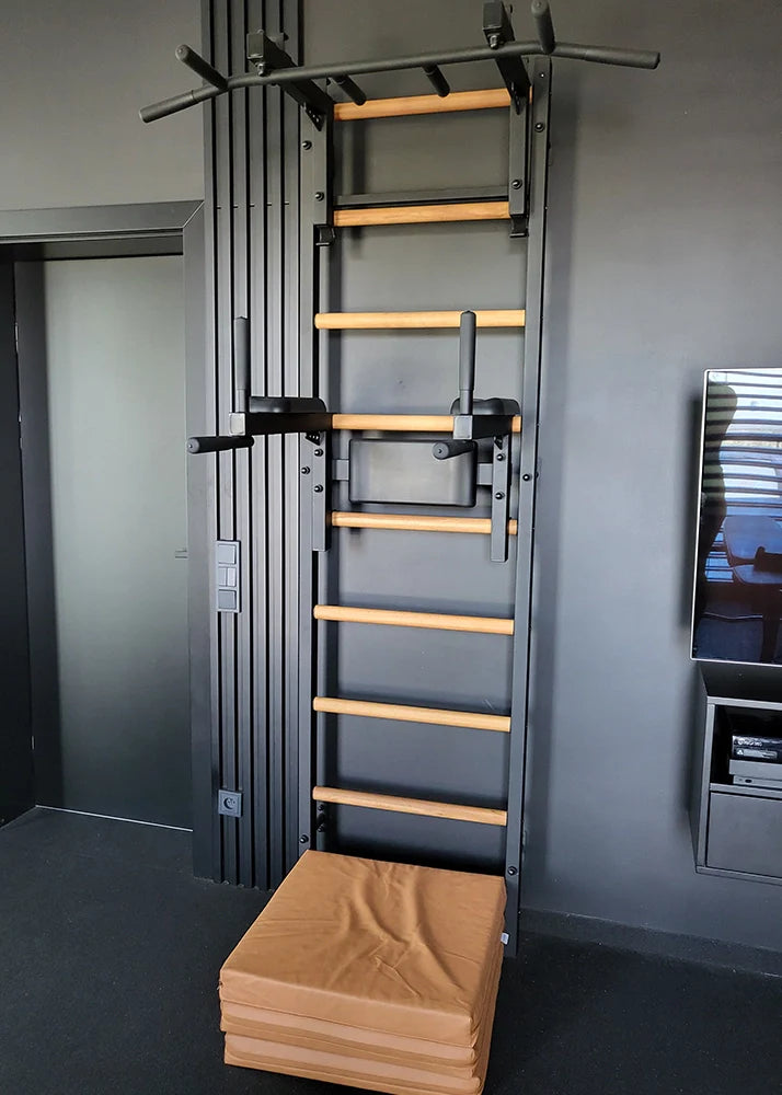 BenchK 732 Fitness Stall Bar with Pull-Up and Dip Station for Home Gym