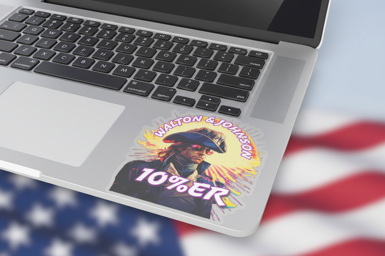 Walton & Johnson 10%ers Sticker