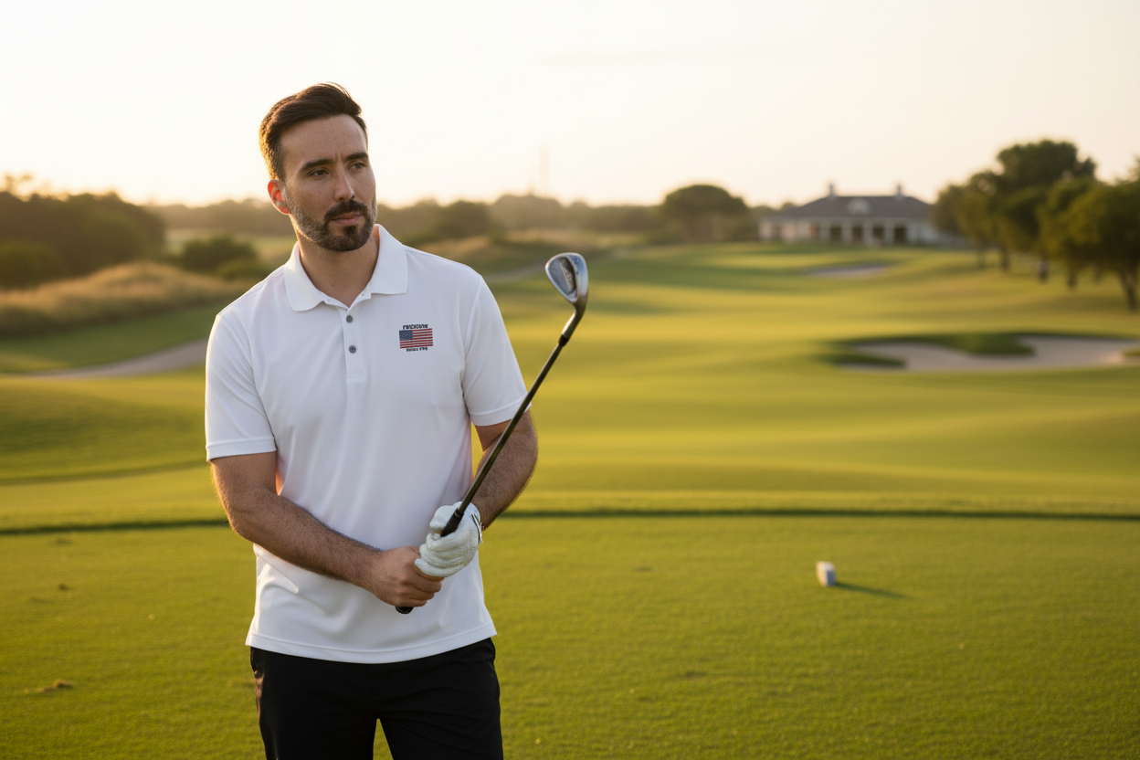 Walton & Johnson - American Flag V2 Polo