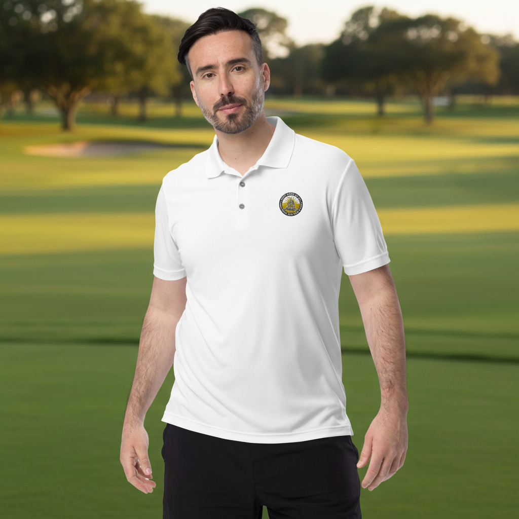 Walton & Johnson: Gadsden Emblem Polo - 4LibertyShop.com