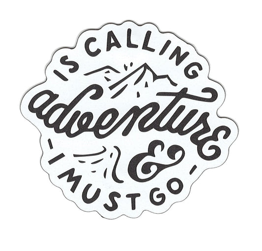 Small Flex Magnet - Adventure is Calling & I MUST GO