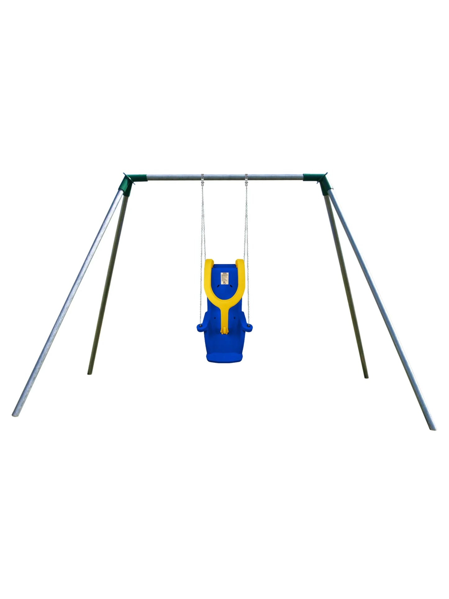 8 ft Commercial ADA Swing Set 1 Bay Heavy Duty