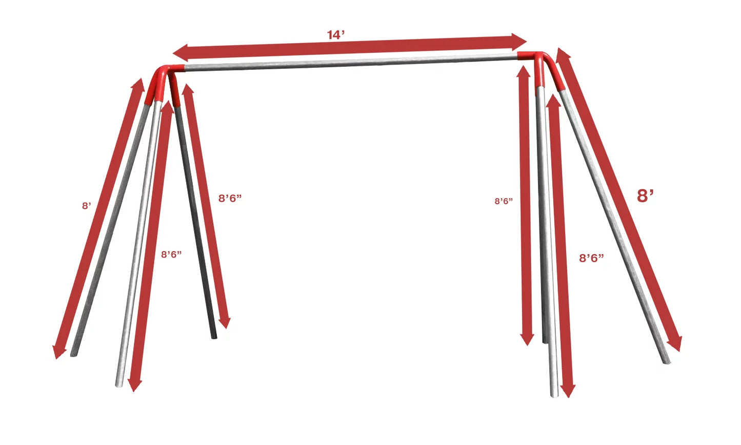 6 ft Commercial Tire Swing 1 Bay Heavy Duty