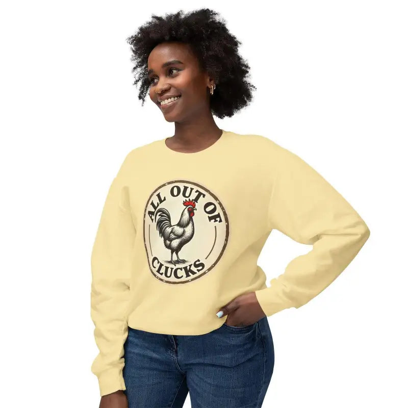 Ocean State Styles All Out of Clucks Sweatshirt for Women