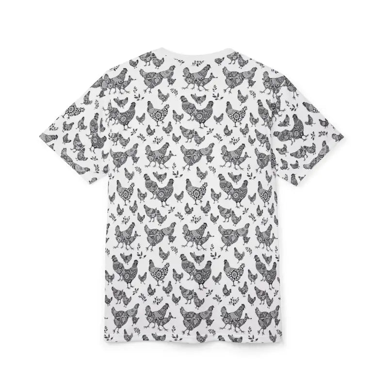 Ocean State Styles T Shirt Farmhouse Chicken Pattern