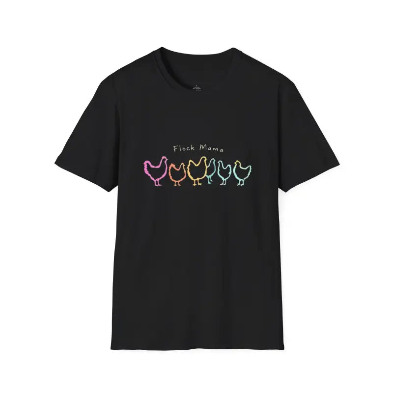 Ocean State Styles Unisex T Shirt Flock Mama Chicken Graphic