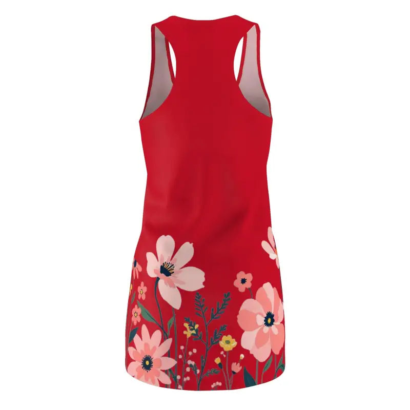 Ocean State Styles Dress Floral Racerback Womens Spring