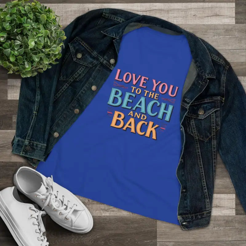Ocean State Styles Tshirt Beach Lovers Womens Love Beach