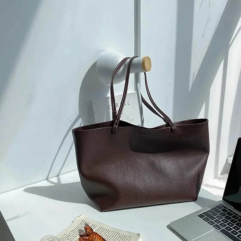 Women's Large Totes PU Leather Shoulder Bag Soft Purse Hobo Handbag Casual Top Handle Bag For Travel Work