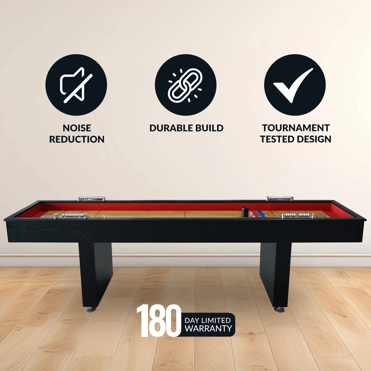 Hathaway Avenger 9-ft Shuffleboard Table