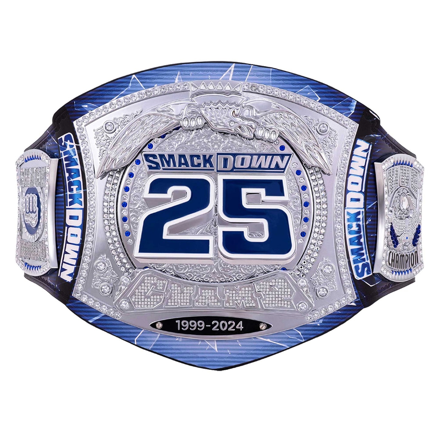 WWE SmackDown 25 Years Special Edition Spinner Replica Title Belt