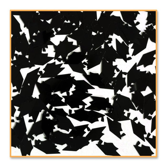 Black Grad Caps Confetti