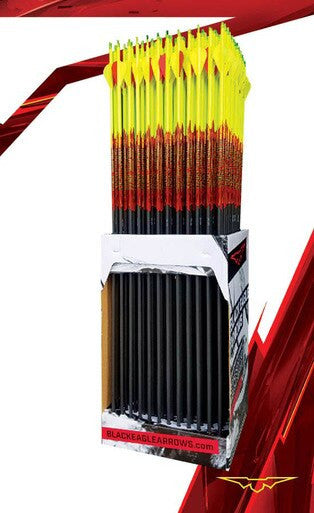Black Eagle Arrows Outlaw Arrows 144 Pack - Crested