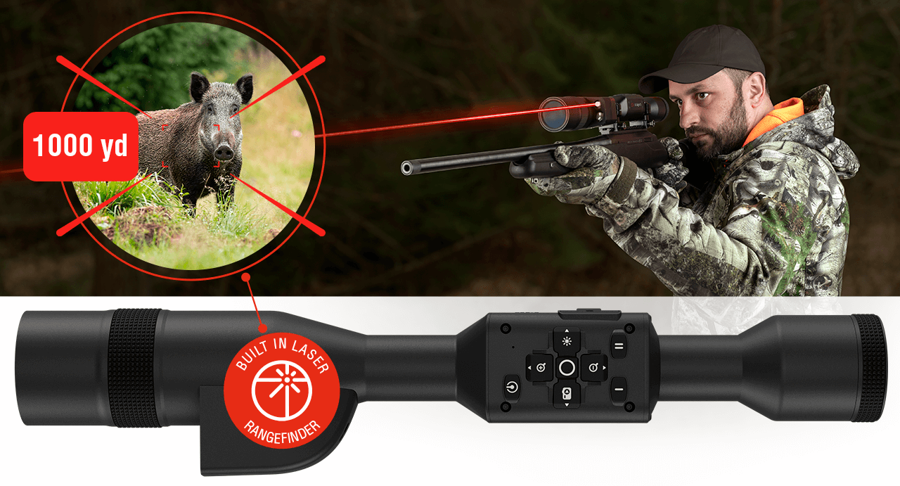 ATN X-Sight 5 4K Night Vision Riflescope 5-25x