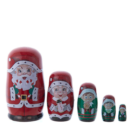 Santa Nesting Doll Set (5-Pieces)