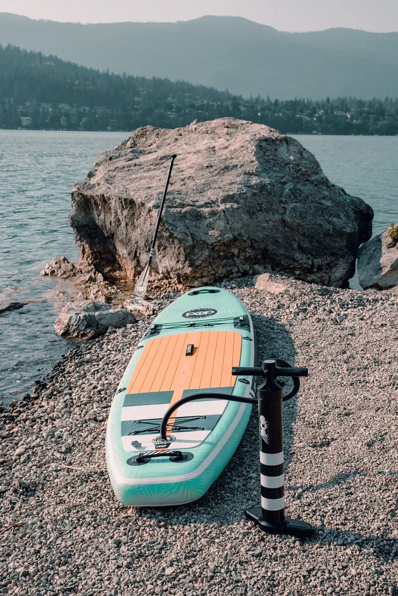 Pop Board Co 11'0" Yacht Hopper Inflatable Touring Paddleboard SUP - Mint