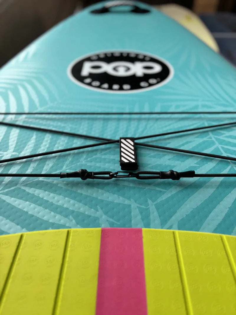 Pop Board Co 11'0" Yacht Hopper Inflatable Touring Paddle board SUP - Neon