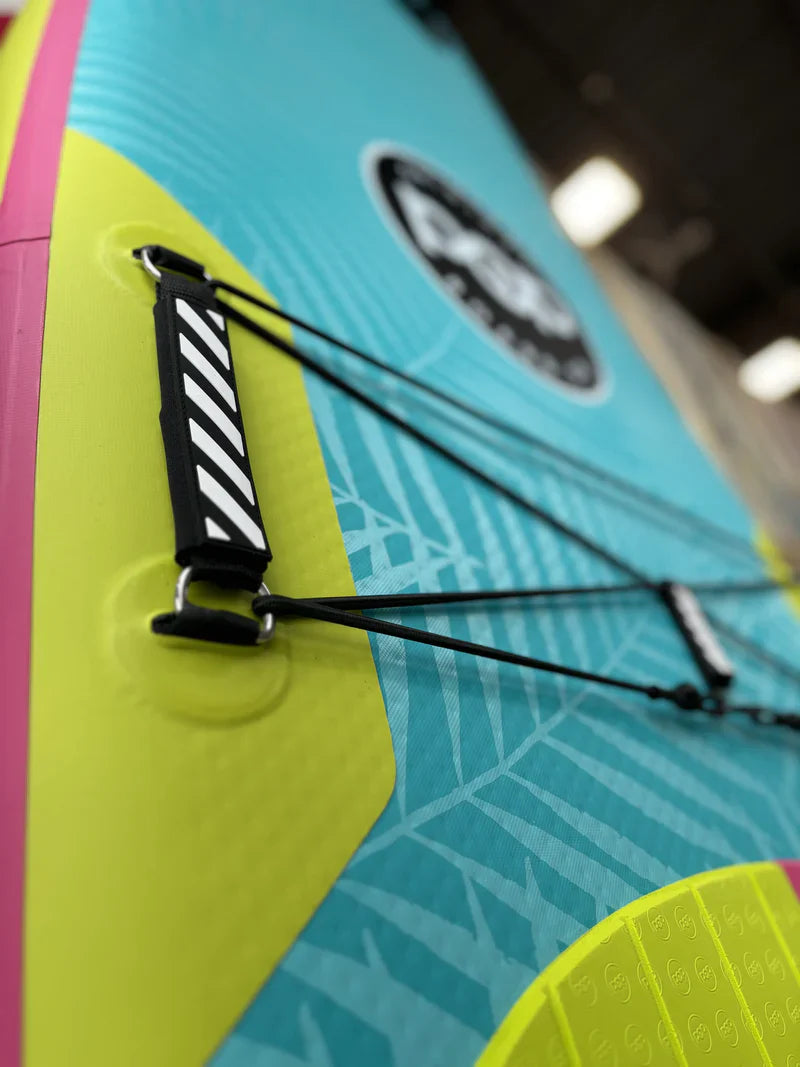 Pop Board Co 11'0" Yacht Hopper Inflatable Touring Paddle board SUP - Neon