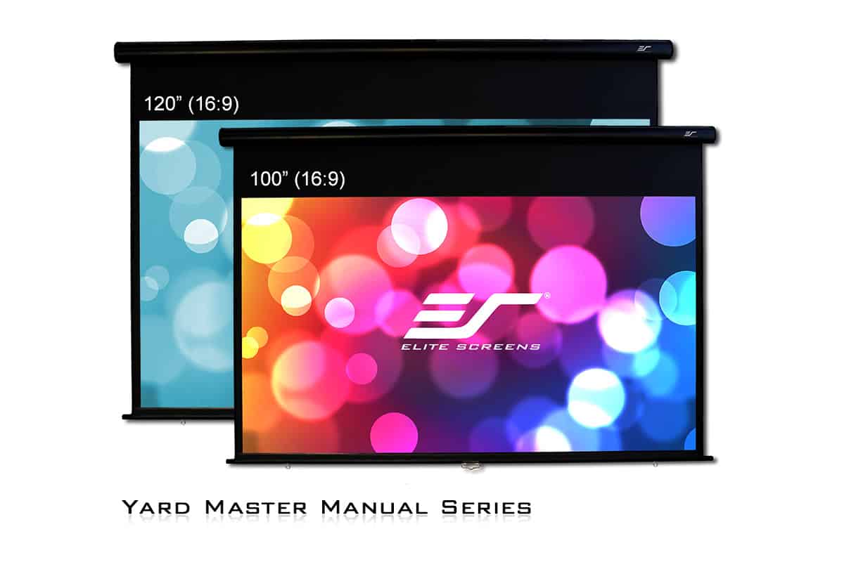 Elite Screens Yard Master Manual Series Outdoor Projector Screen