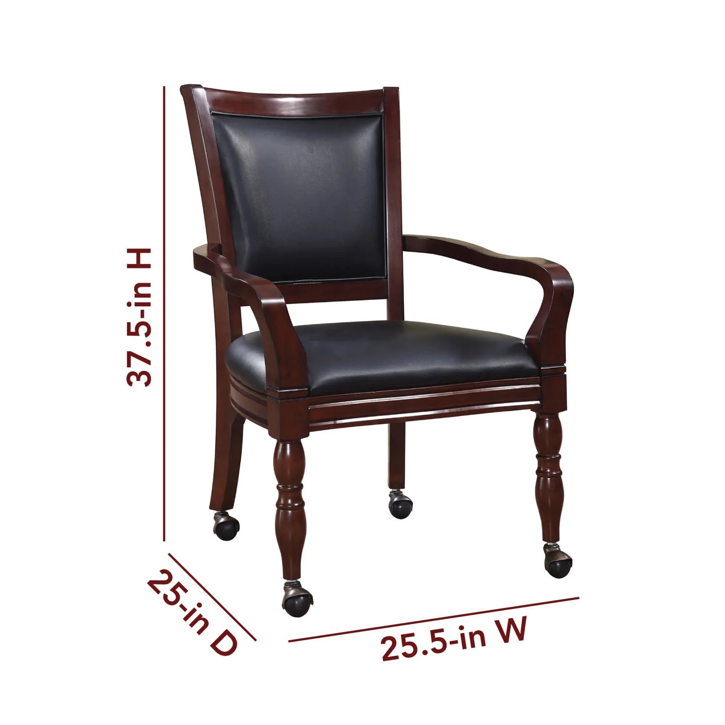 Hathaway Fortress 28-in Chess 3-in-1 Pedestal Game Table Set with Chairs