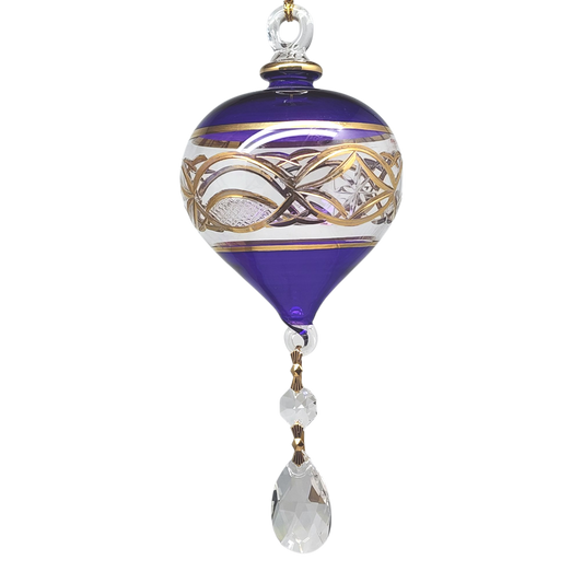 Royal Amethyst Teardrop Chandelier