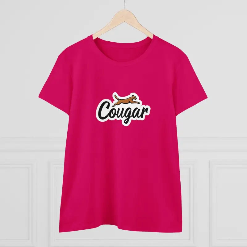 Ocean State Styles T Shirt Youre A Cougar Womens Midweight Cotton Tee