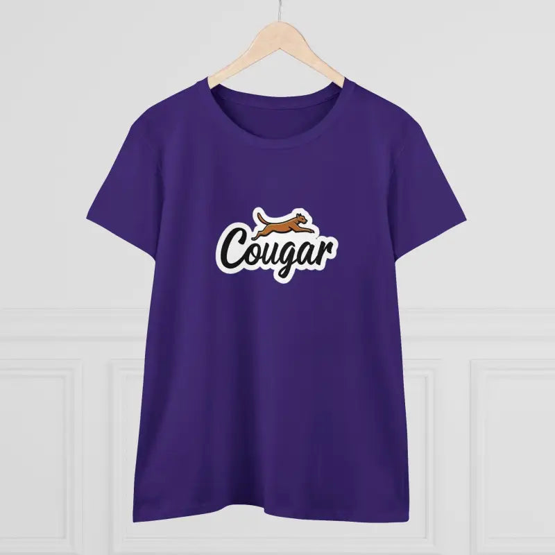 Ocean State Styles T Shirt Youre A Cougar Womens Midweight Cotton Tee