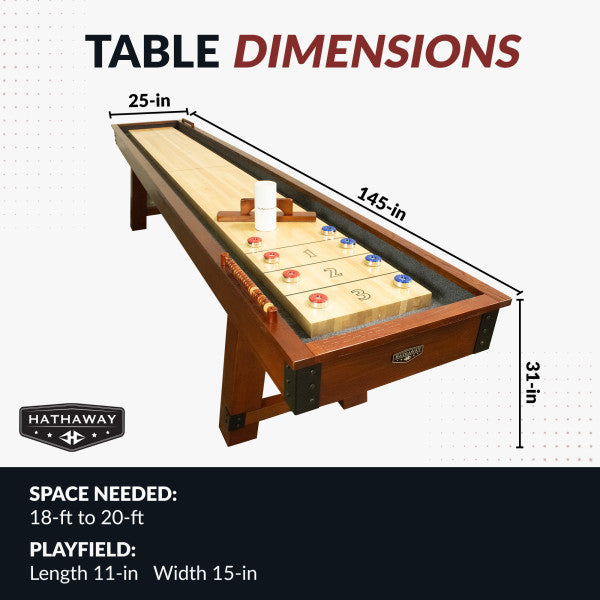 Hathaway Cheyenne Shuffleboard Table