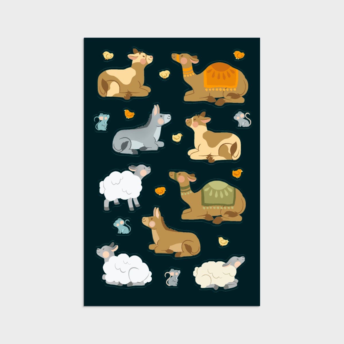 Create Your Own Nativity Christmas Cards -8 Christmas Boxed Cards