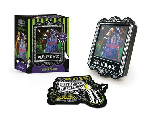 Beetlejuice: Framed Photo With Sound!