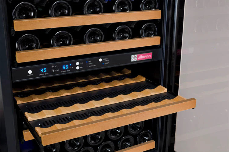Allavino FlexCount Series 56 Bottle Dual Zone Undercounter Wine Refrigerator